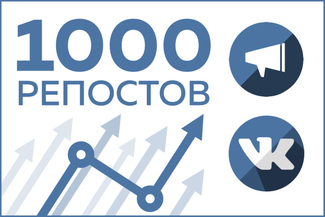 Добавлю 1000 репостов на публикацию в ВК