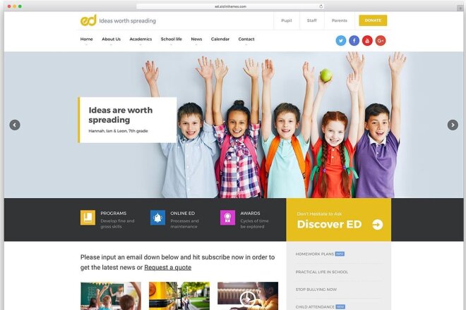ТОП 5 Премиум шаблонов для WordPress на тематику онлайн курсов