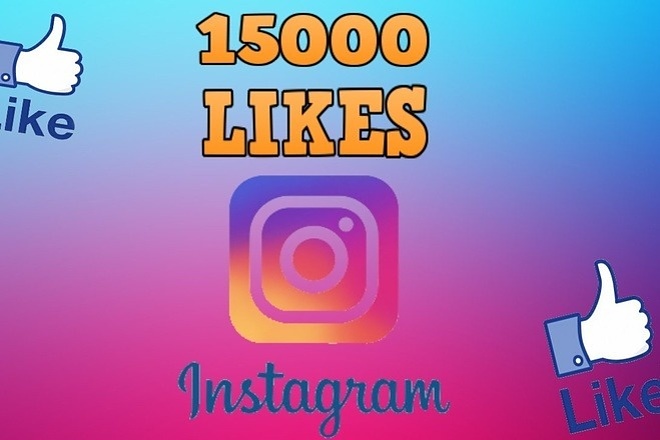 15000 лайков в instagram