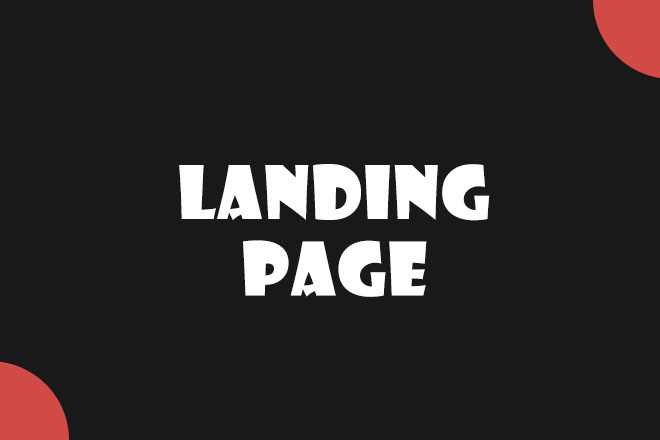 Landing page Figma,PSD