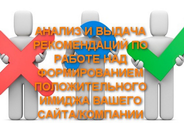 Анализ и выдача рекомендаций по работе над положительной репутацией