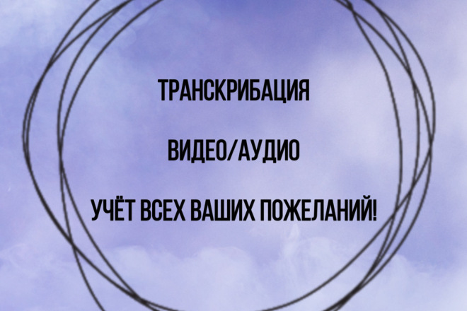 Перевод аудио или видео записи в текстовый формат