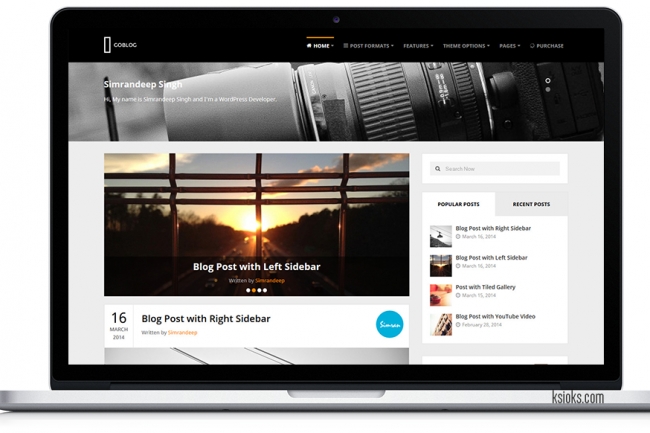 Любая тема для wordpress