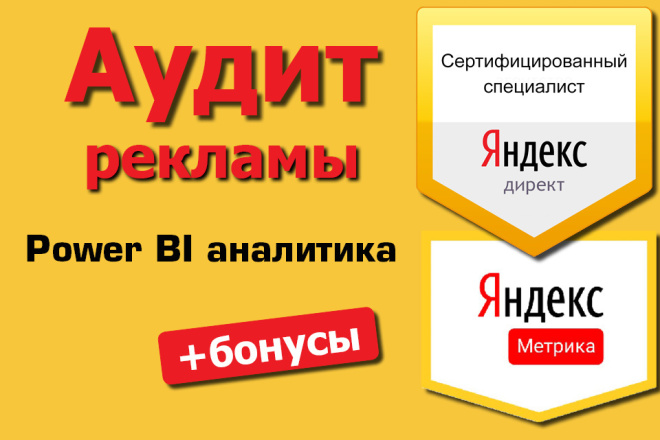 Аудит ЯндексДирект. Настройки, поиск ошибок, рекомендации. Плюс Бонусы