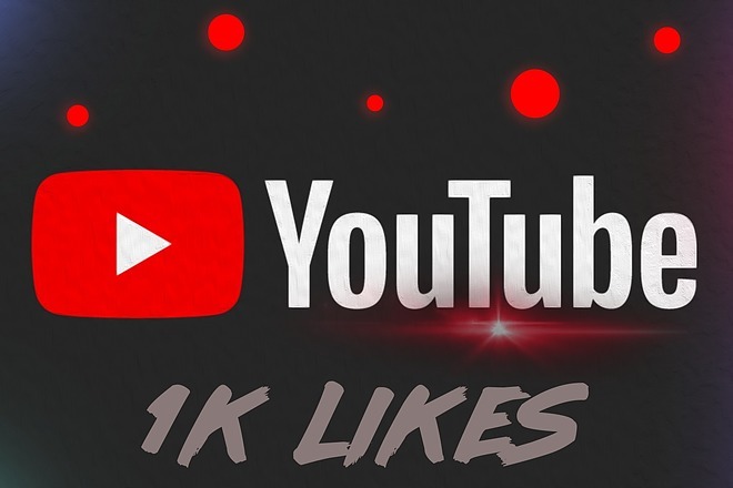 1000 лайков на видео YouTube Первый заказ +250