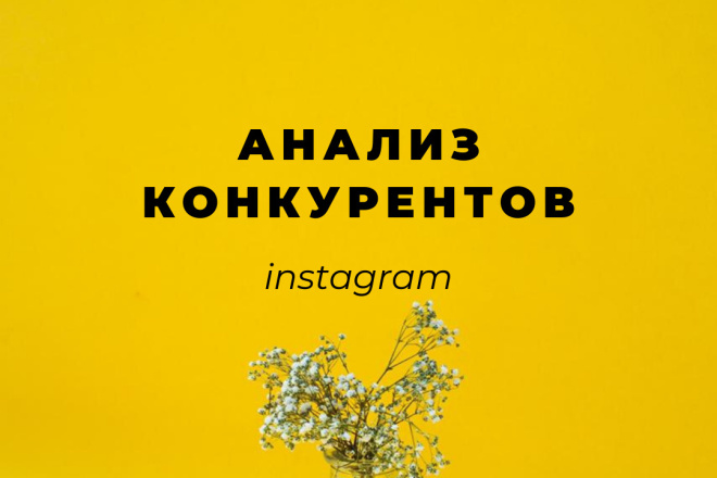 Анализ конкурентов instagram