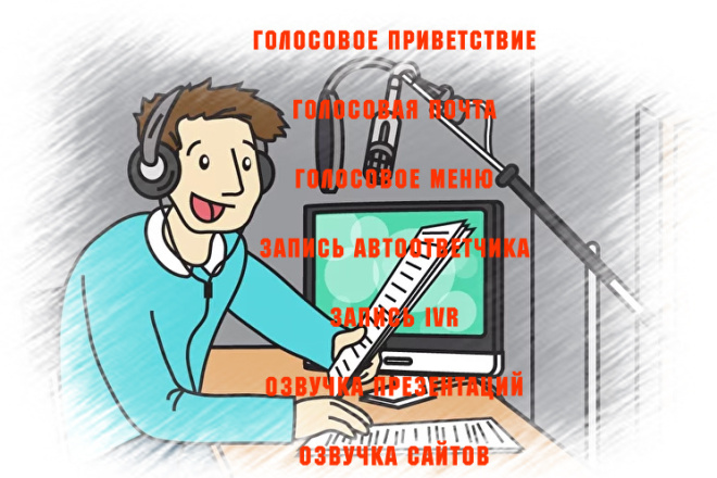 Озвучивание текста голосом