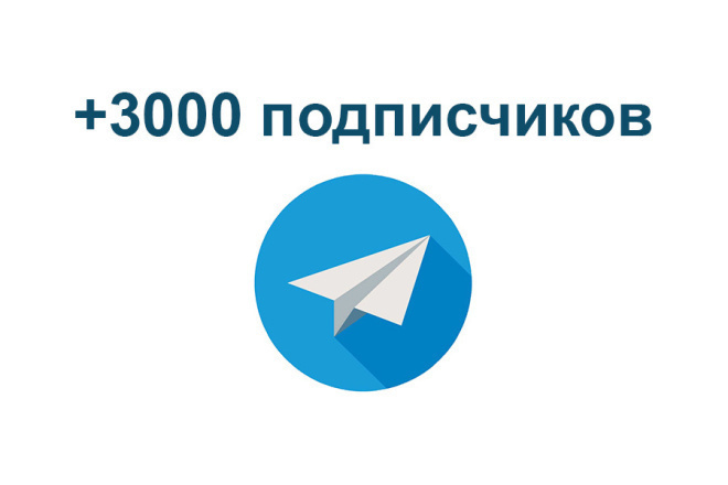 Привлеку на ваш канал Telegram 3000 подписчиков