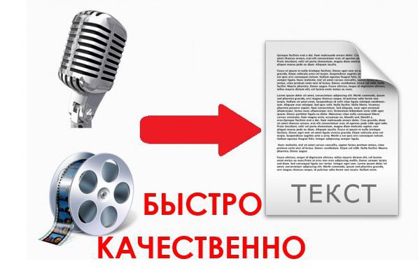 Транскрибация, перевод из аудио или видео в текст