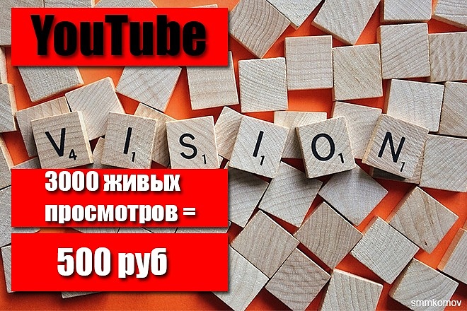 Добавлю 3000 живых просмотров на ваш YouTube канал