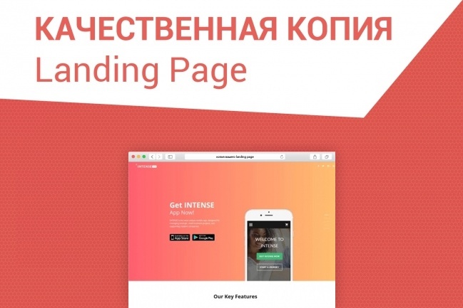 Сделаю копию любого landing page