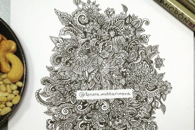 Рисую в cтиле Zen Art