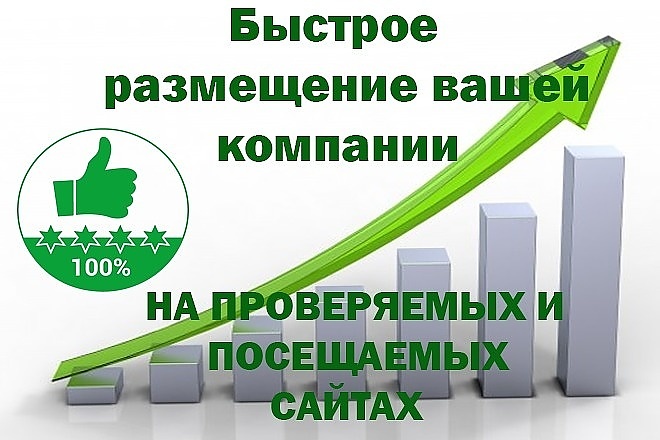 Вручную зарегистрирую 3 сайта в справочниках, 70 шт. по вашей базе