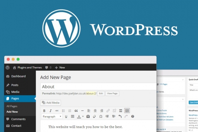 Перенос сайта на Wordpress, натяжка верстки на Wordpress