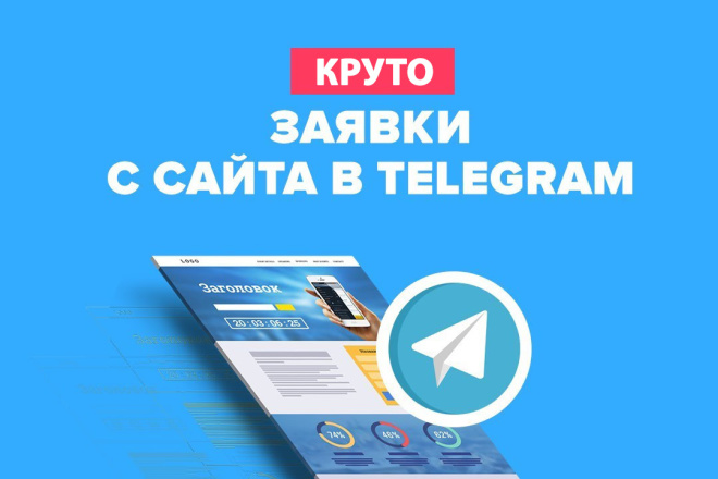 Настрою заявки или уведомления с формы обратной связи сайта в телеграм