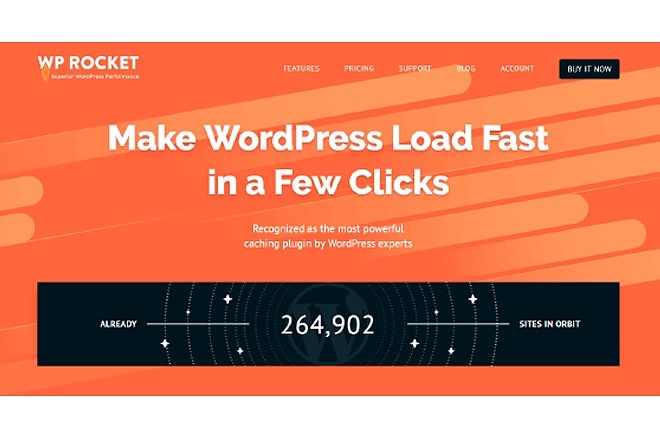 Сделайте загрузку WordPress быстрой в несколько кликов WP Rocket