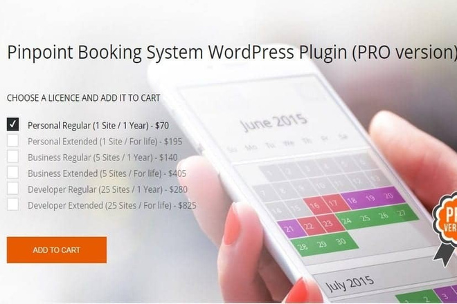 Pinpoint Booking System PRO плагин брони