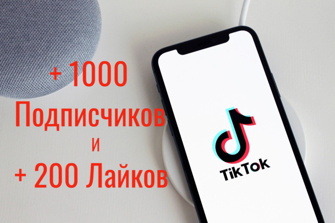 Привлеку 1000 живых подписчиков на аккаунт в Тик Ток +200 Лайков