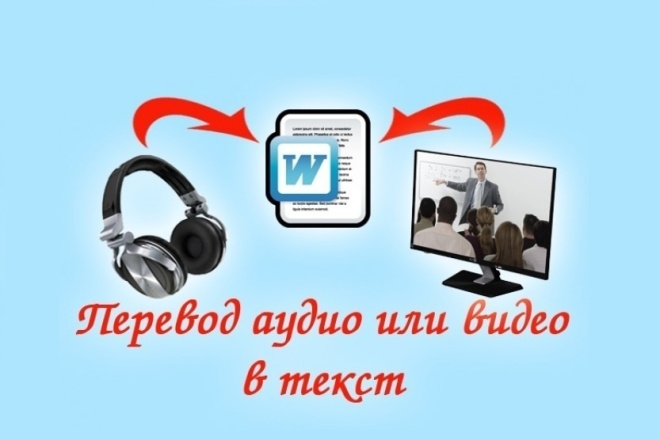 Переведу текст с аудио, видео формата в текстовый