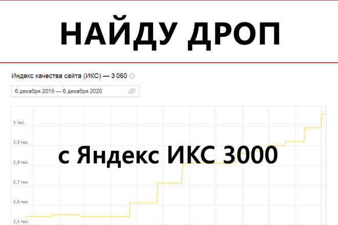 Найду Домен с Яндекс ИКС 3000