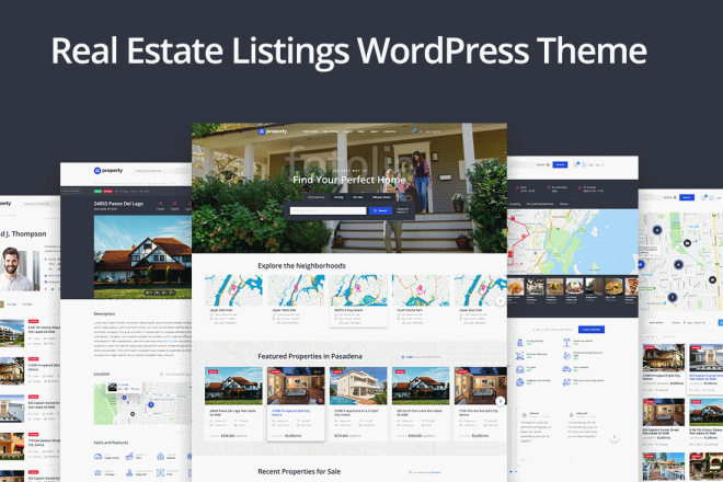 25 самых продаваемых премиум шаблонов WordPress для недвижимости