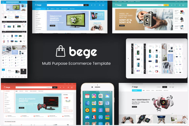 Bege - премиум адаптивный шаблон для интернет-магазина