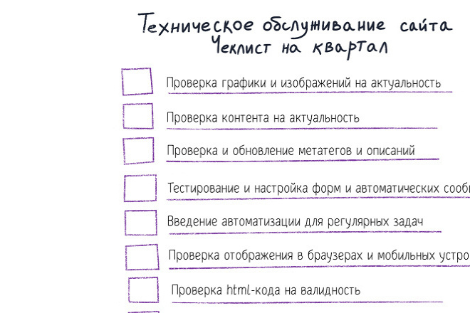 Создание Чек листа