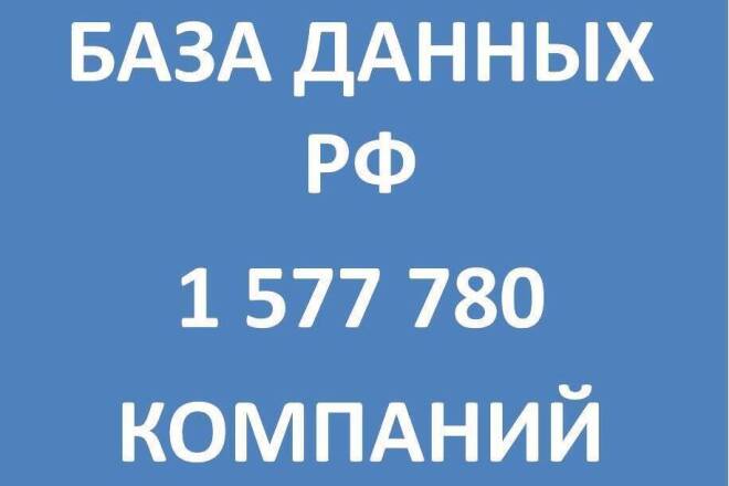 База данных компаний находящиеся в 336 городах России