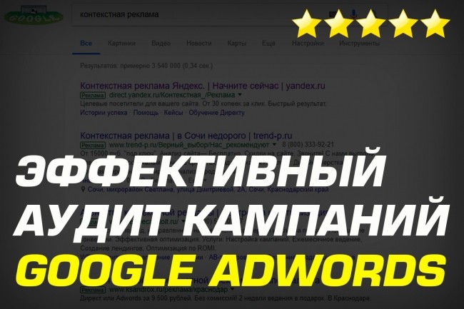 Проведу качественный аудит кампании Google Adwords