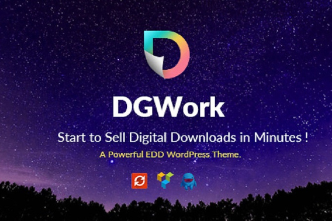 Шаблон сайта dgwork V1.3. 4 на wordpress