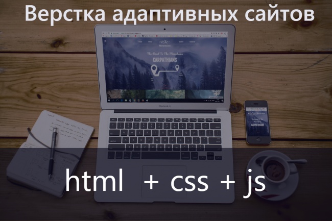 Кросбраузерная адаптивная верстка.html, css, js, bs, ph