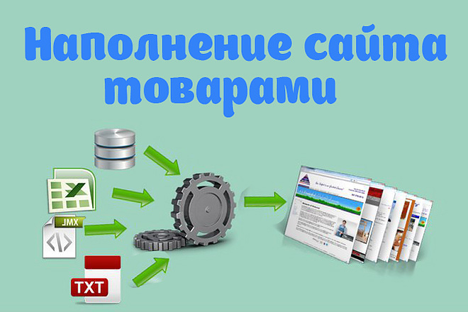 Наполнение интернет-магазина товарами