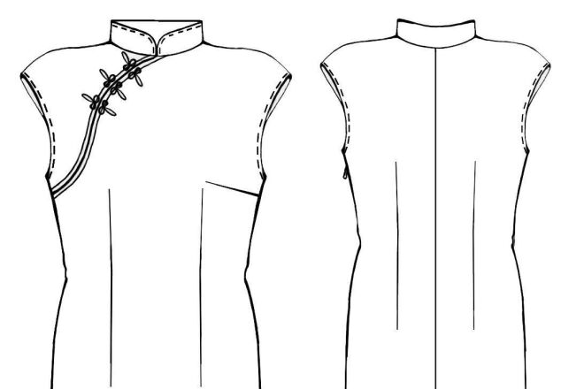 Техничкские рисунки одежды