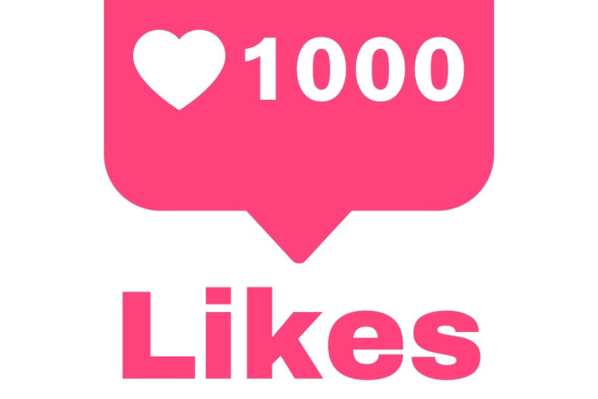 Инстаграм лайки 1000 штук