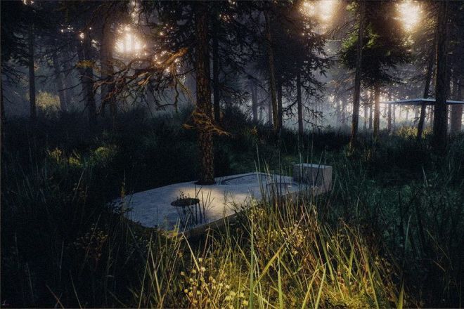 Сцена в Unreal Engine 4