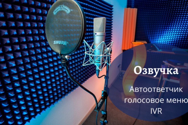 Озвучу автоответчик, голосовое меню, IVR женским голосом