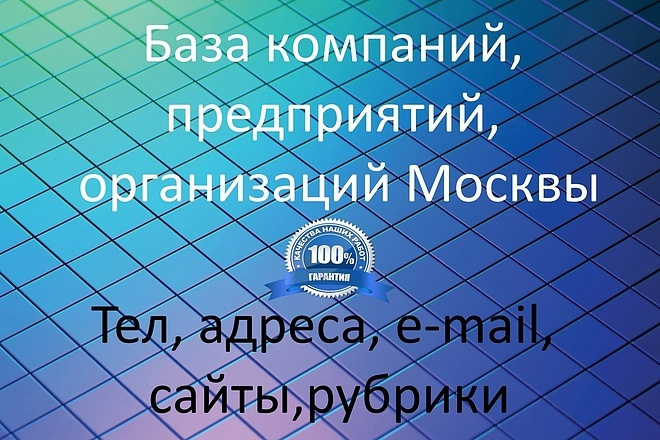 Базы компании Москвы и Санкт-Петербурга