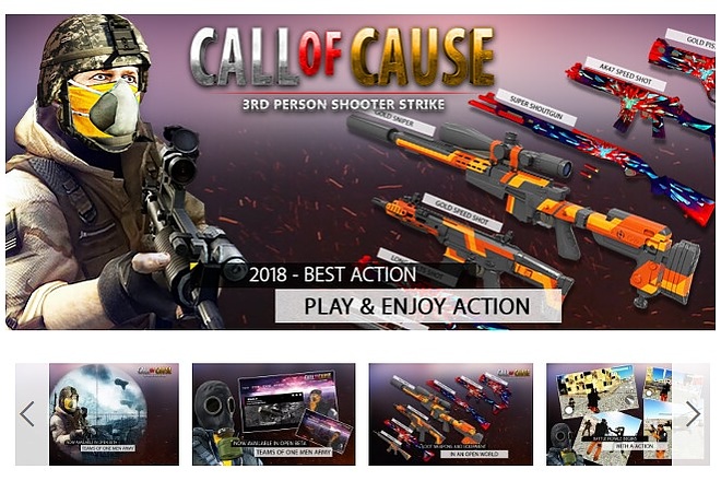 Исходник мобильной игры Call Of Cause - Unity3d