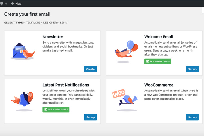 Установлю плагин MailPoet Premium - мощное средство для email-рассылок