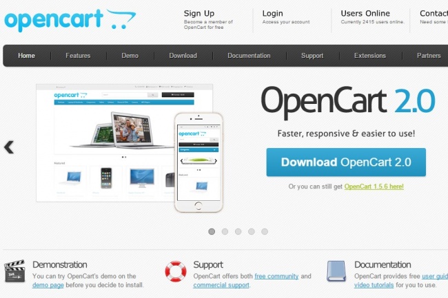 Установка движка интернет-магазина на Opencart