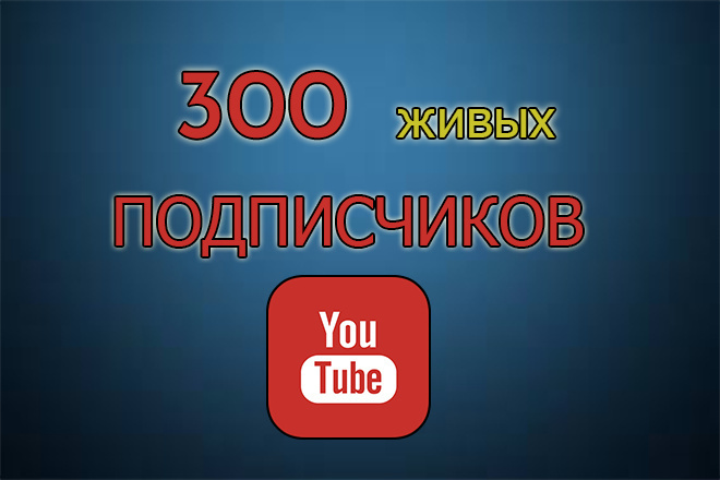 300 подписчиков