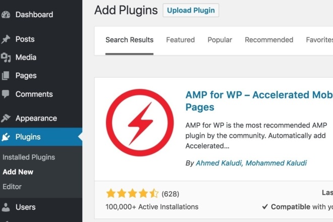 AMP for WP Ускоренные мобильные страницы