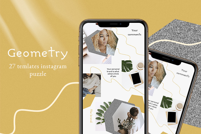 Geometry - Instagram Шаблон