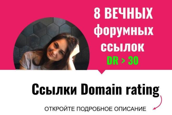 Ссылки Domain rating. Вечные форумные ссылки с англоязычных форумов