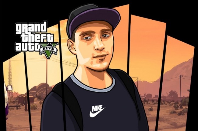 Портрет в стиле GTA