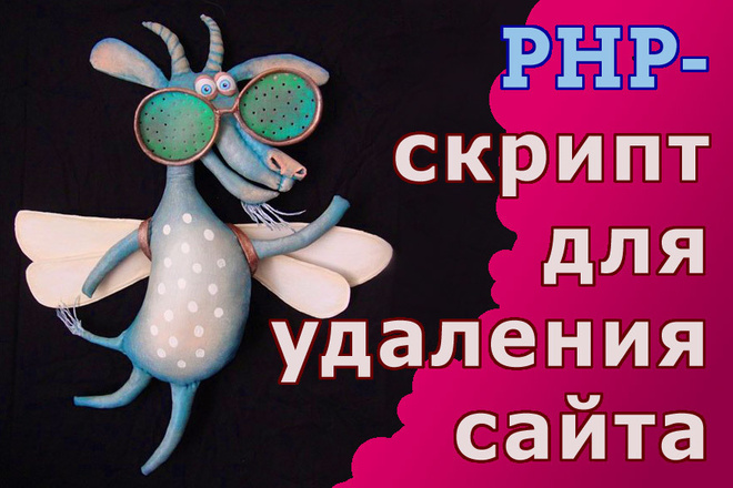 Установлю PHP-скрипт для удаления сайта