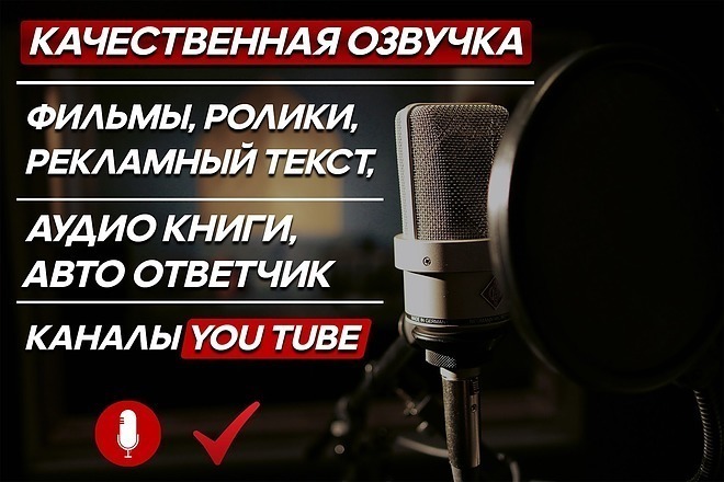 Сделаю любую озвучку