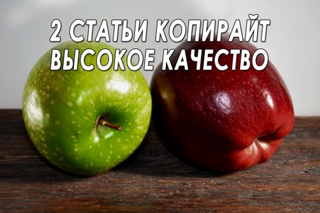 Напишу 2 качественные статьи для сайта