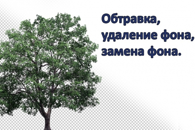 Обтравка, замена фона, любая сложность
