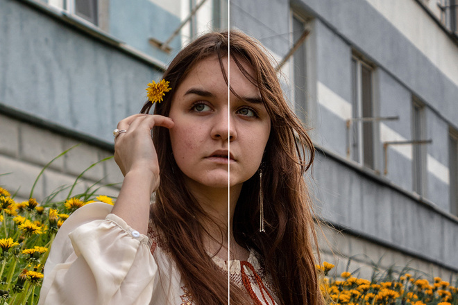 Ретушь кожи